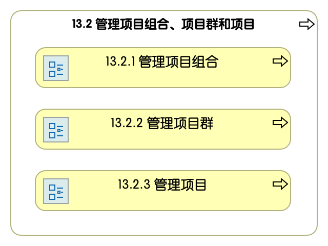 13.2 管理项目组合、项目群和单一项目