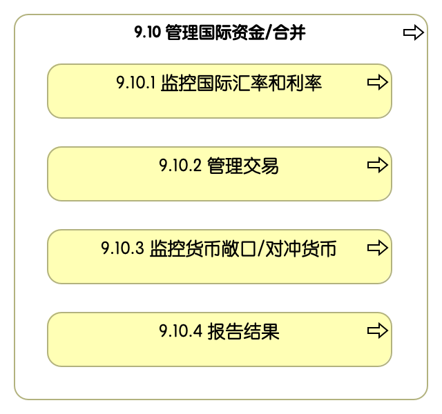 9.10 管理国际资金/合并