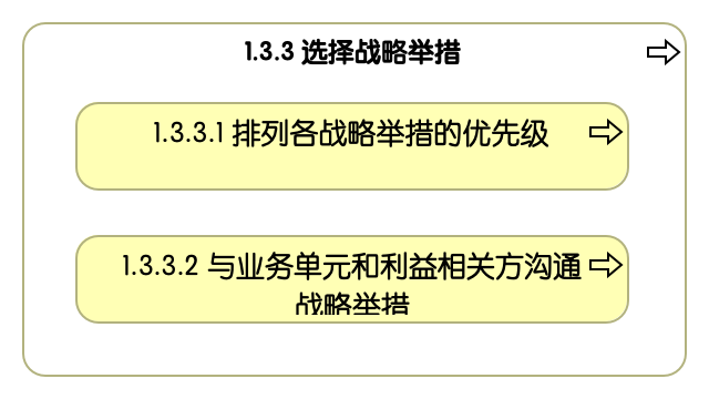 1.3.3 选择战略举措