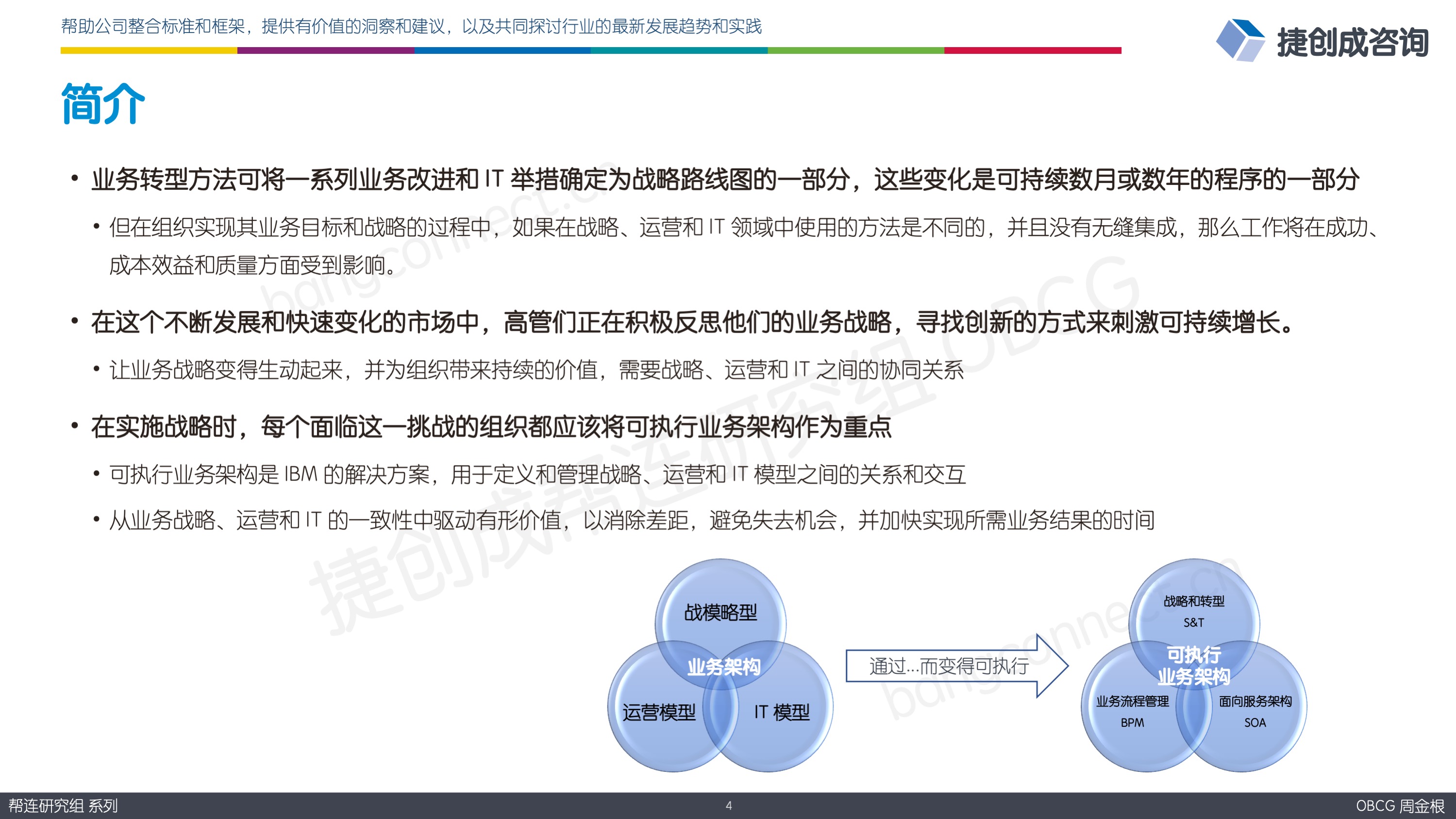 可执行业务架构简介